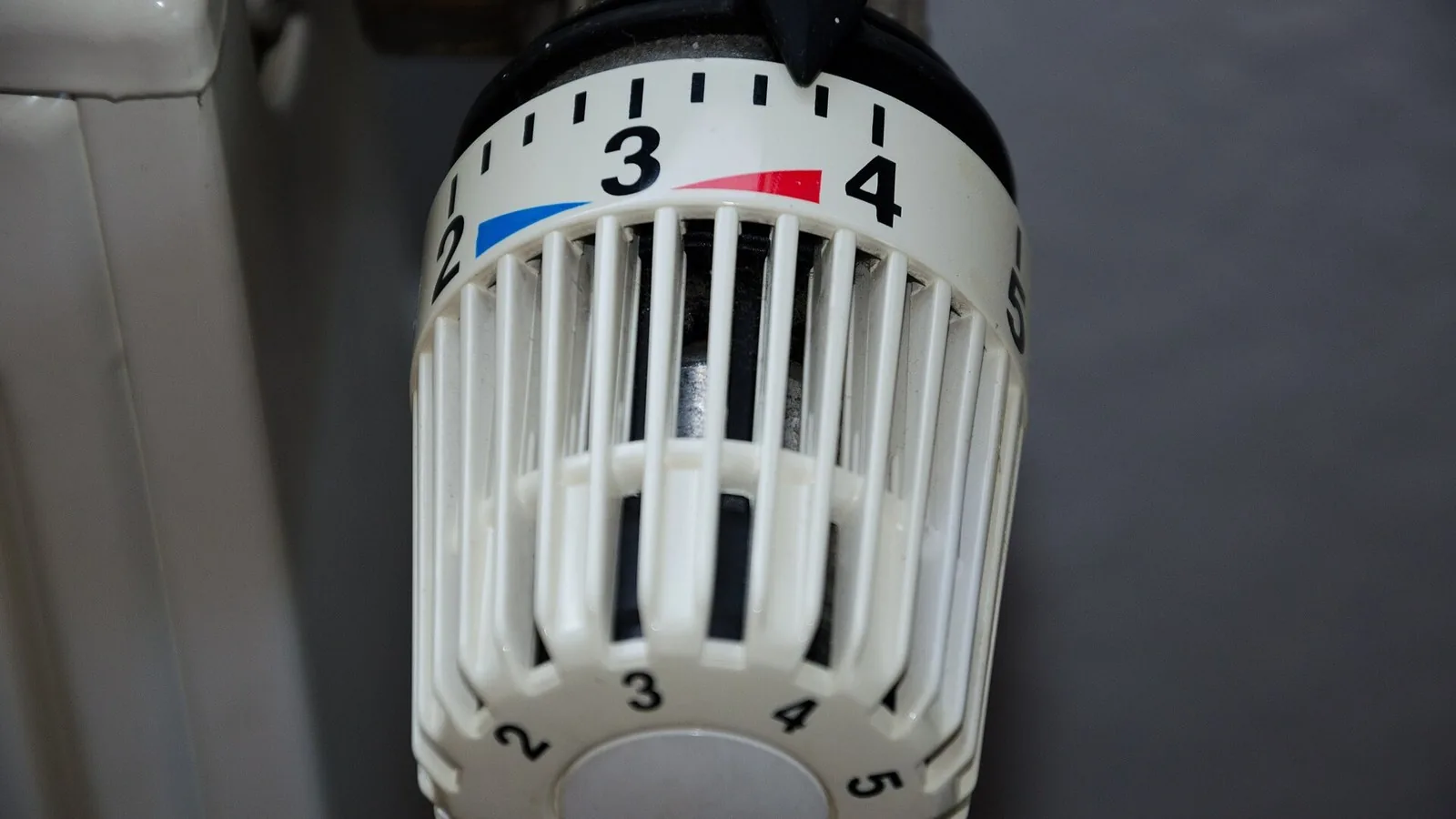 Válvula termostática de un radiador