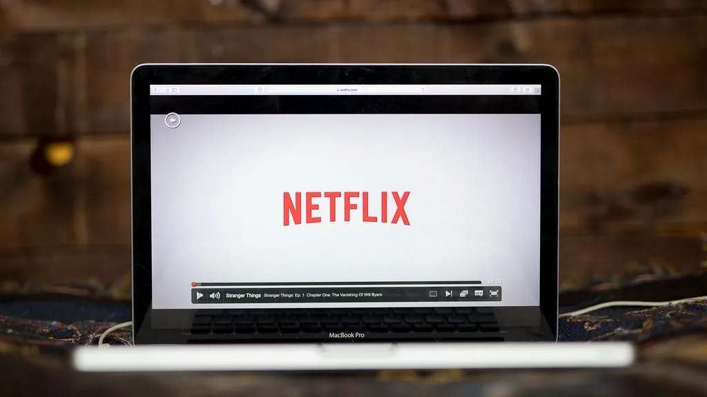 Netflix en la pantalla de un portátil