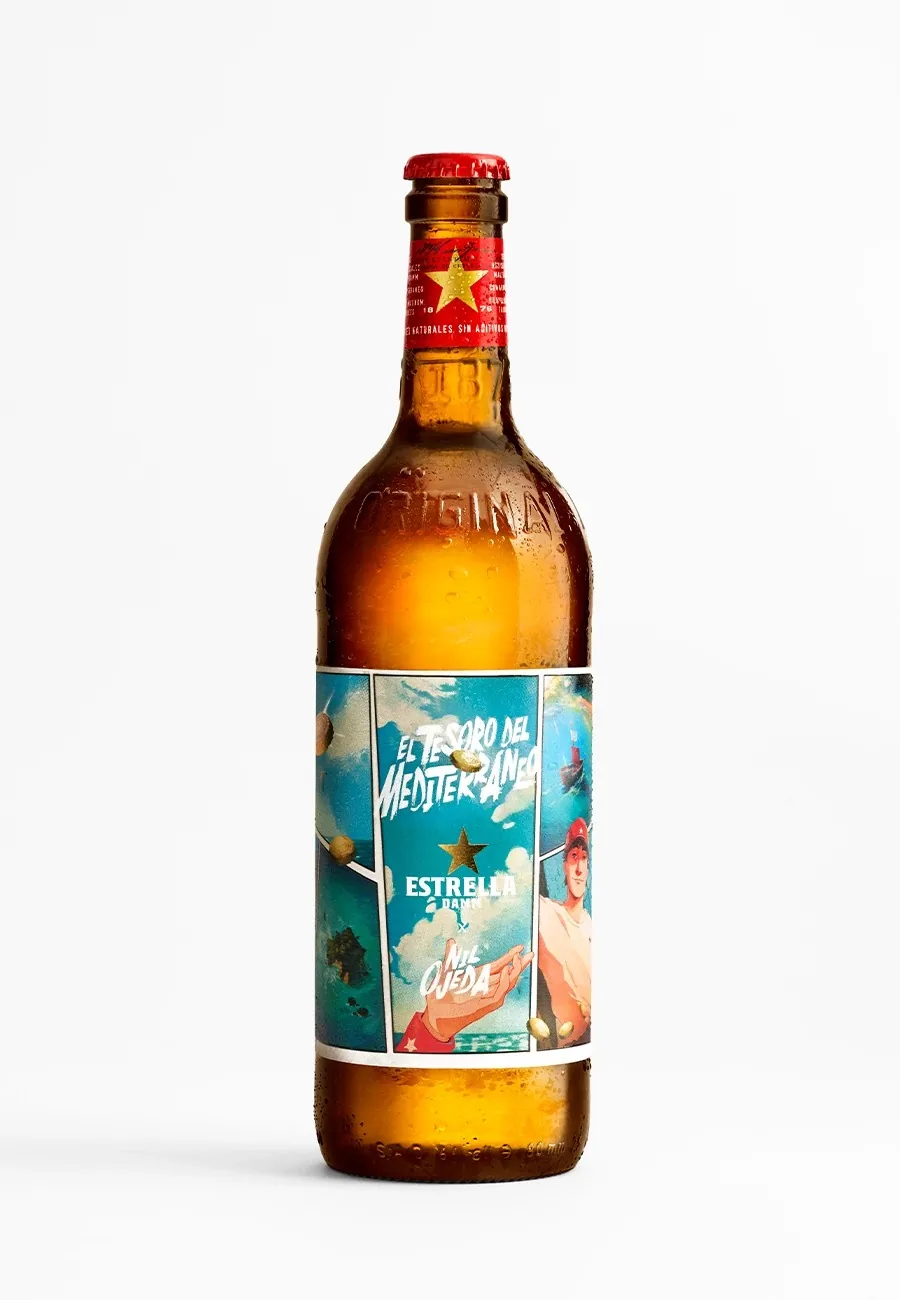Botella de edición limitada El Tesoro del Mediterráneo
