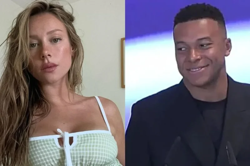 Ester Expósito y Kylian Mbappé