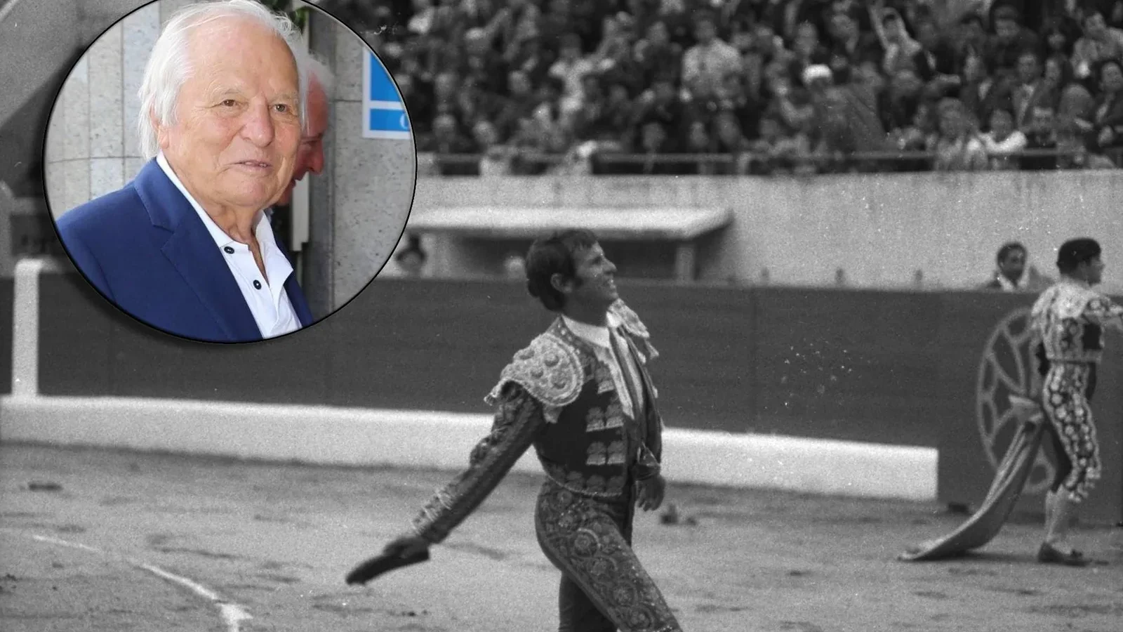 Manuel Benítez El Cordobés en la plaza en 1971 y en la actualidad