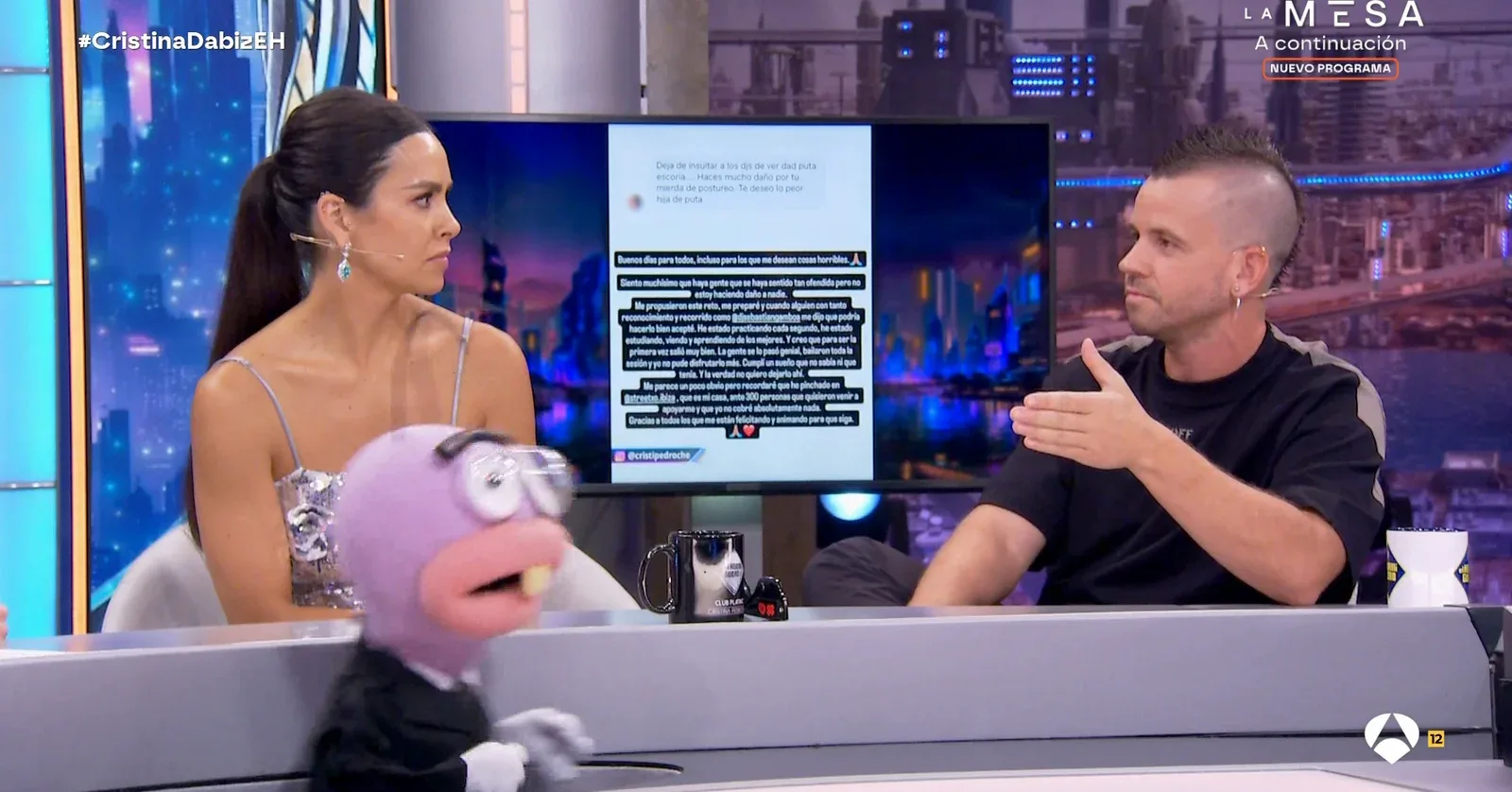 Dabiz Muñoz y Cristina Pedroche en El Hormiguero
