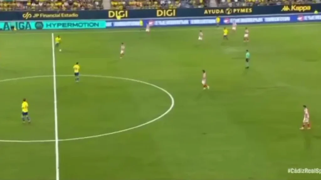 Imagen del Cádiz-Sporting en el estadio del Cádiz