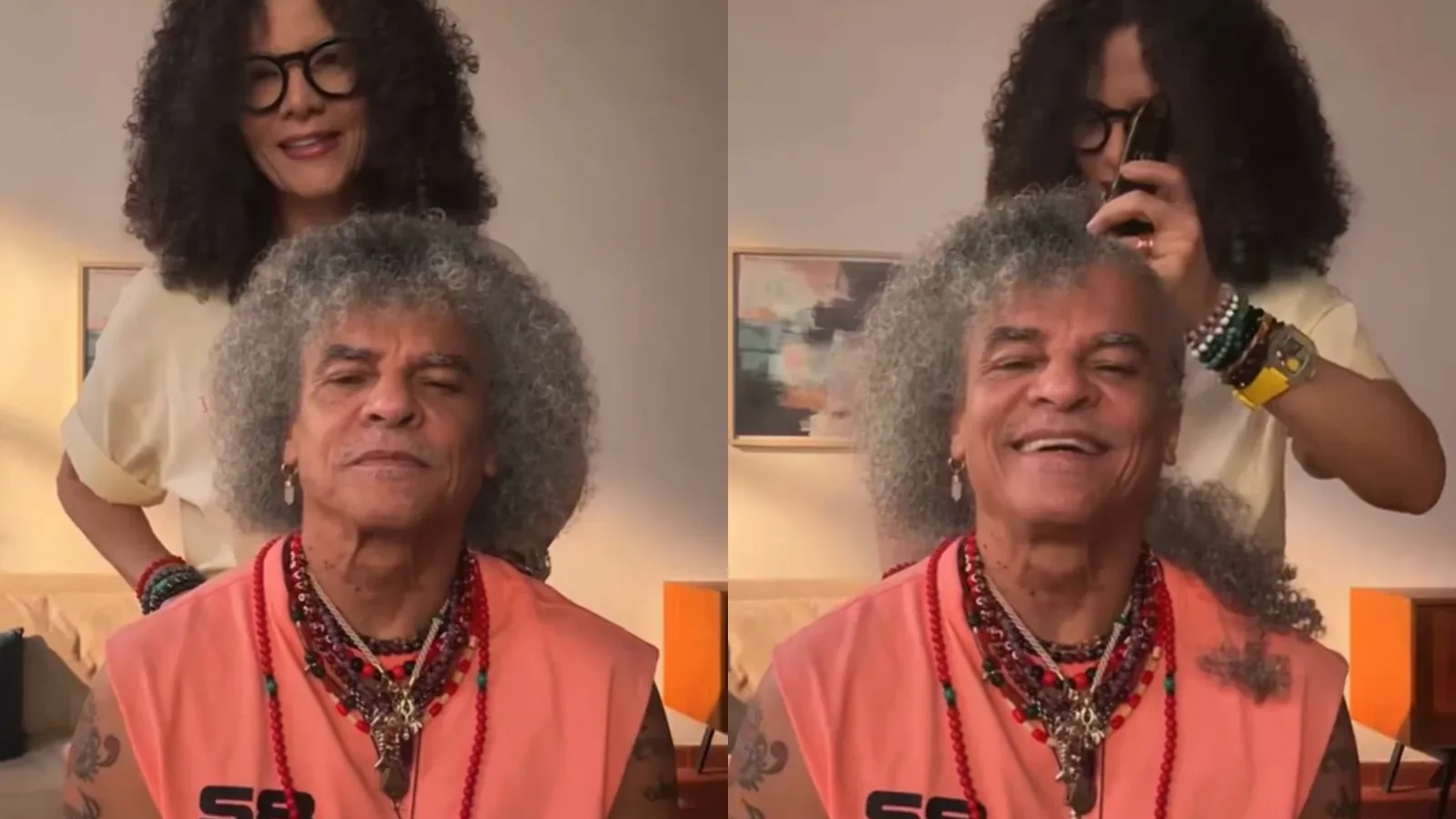 Elvira Redondo rapa a Carlos el Pibe Valderrama