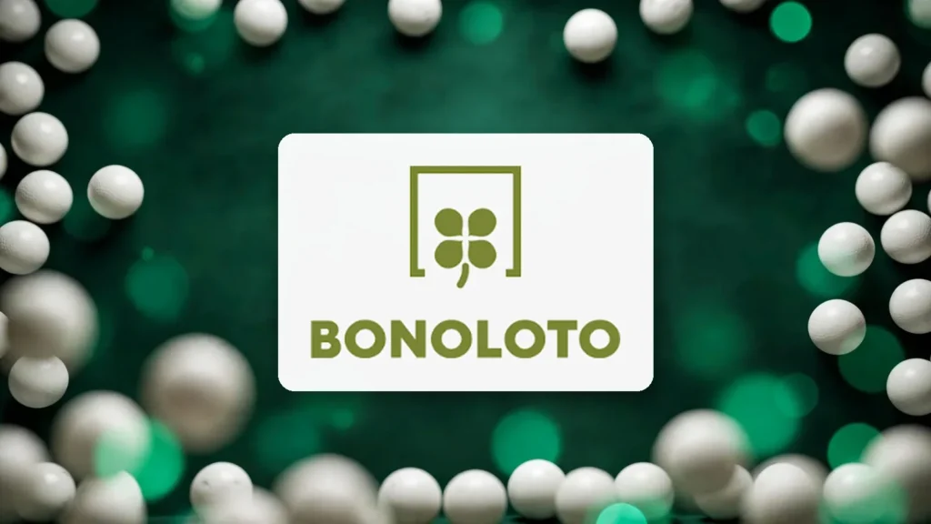 Logotipo de Bonoloto sobre fondo ilustrativo