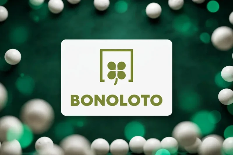 Logotipo de Bonoloto sobre fondo ilustrativo